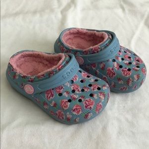 Fleece lined crocs